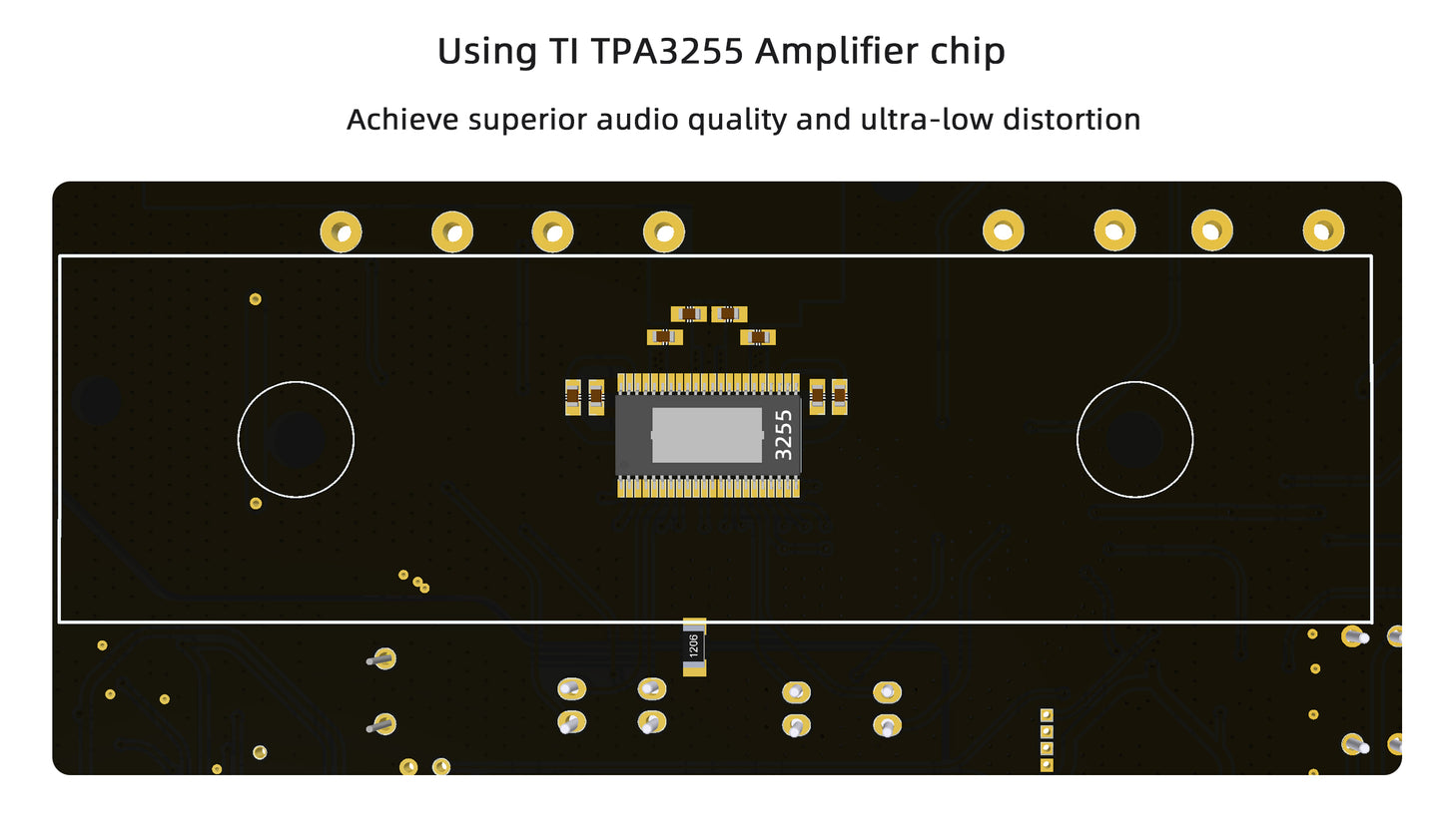 Amplificateur de puissance TPA3255 300Wx2